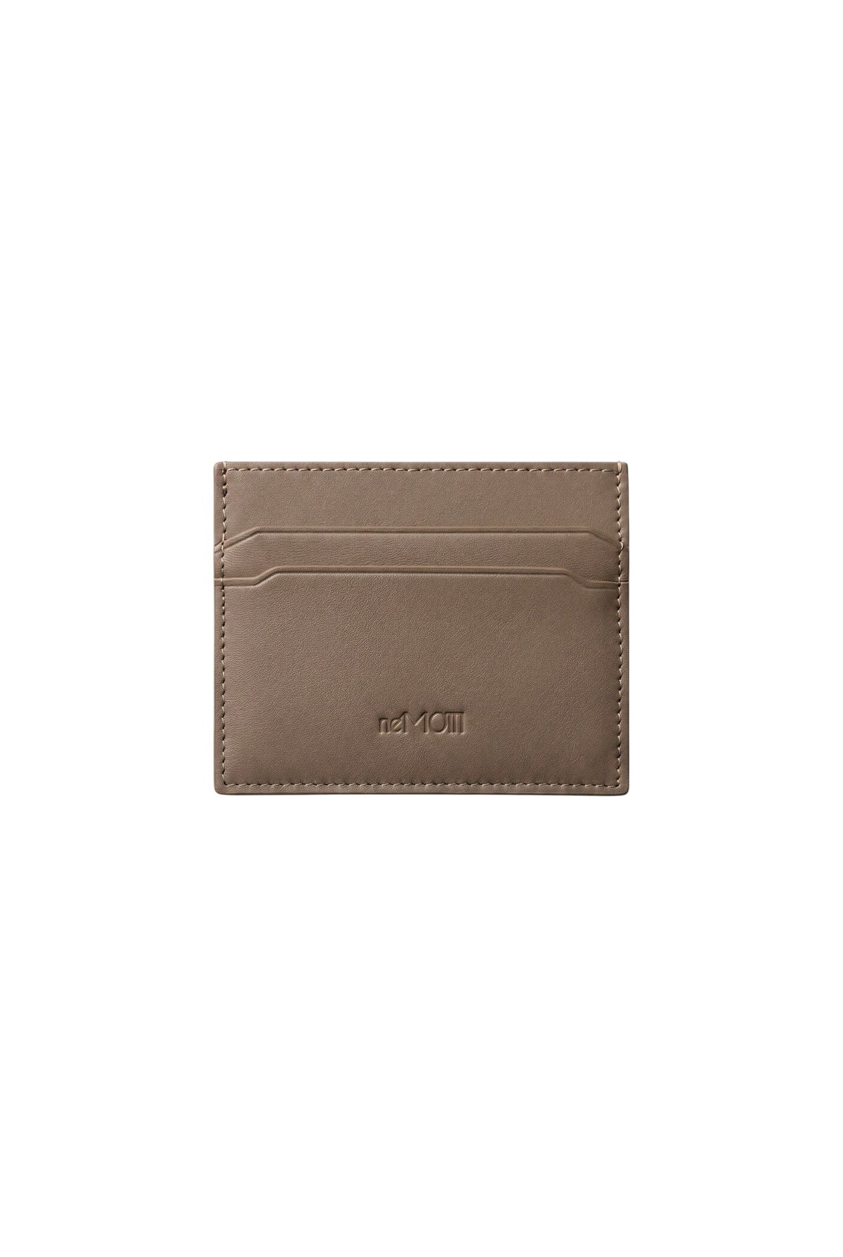 Leather Card Holder With Debossed Logo