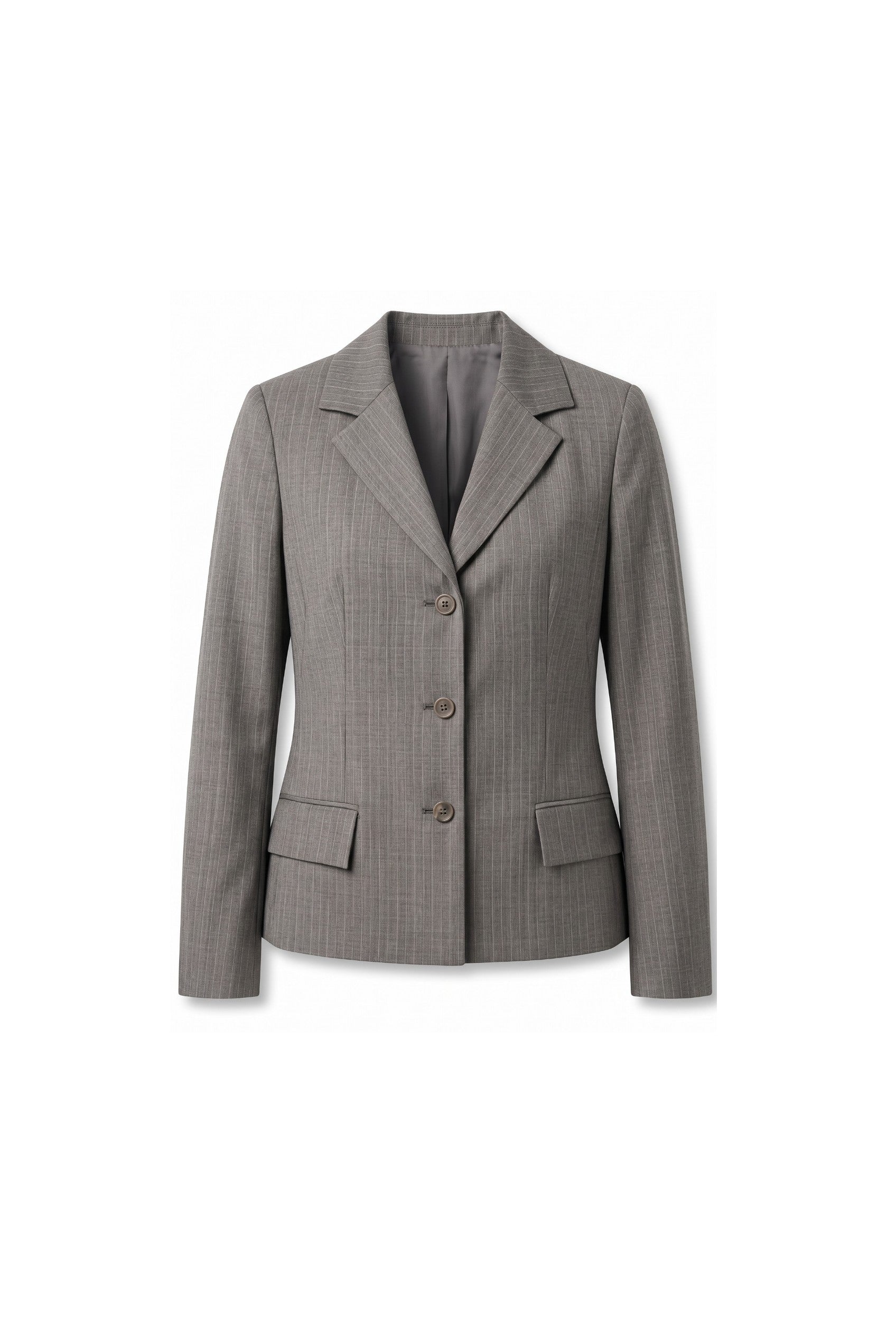 Slim-Fit Single-Breasted Stretch Wool Blend Blazer