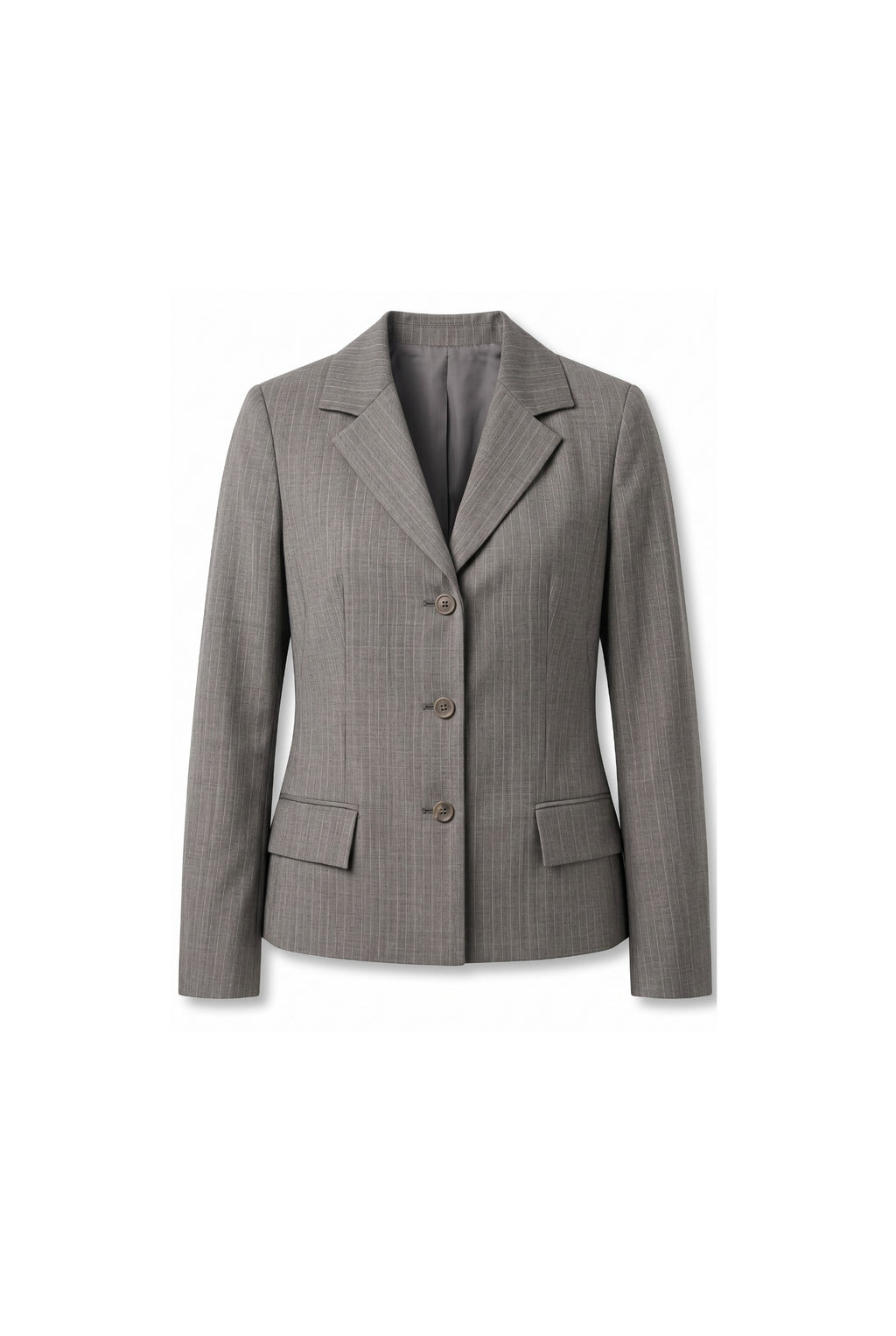 Slim-Fit Single-Breasted Stretch Wool Blend Blazer