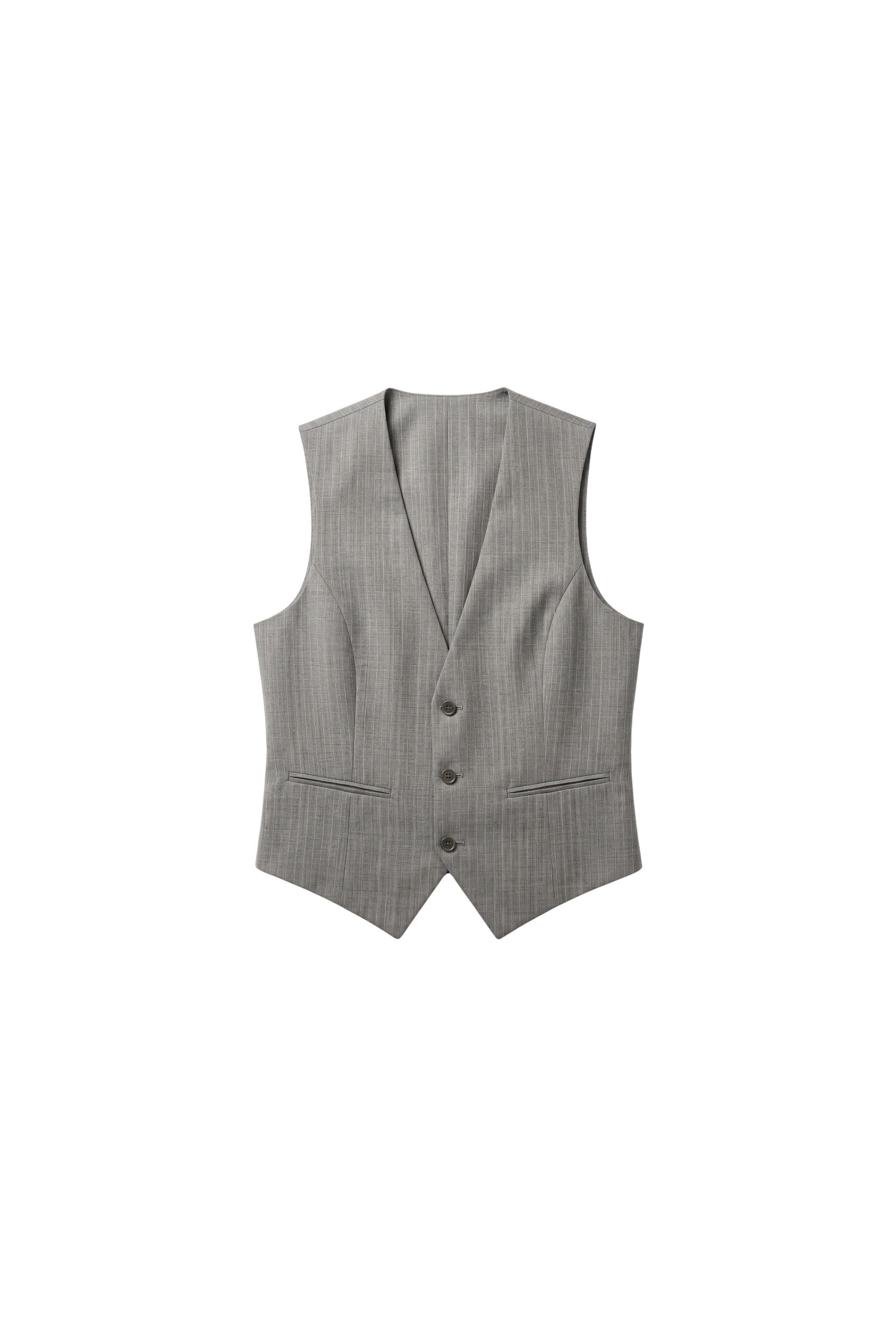 Slim- Fit Stretch wool blend Waistcoat