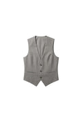 Slim- Fit Stretch wool blend Waistcoat