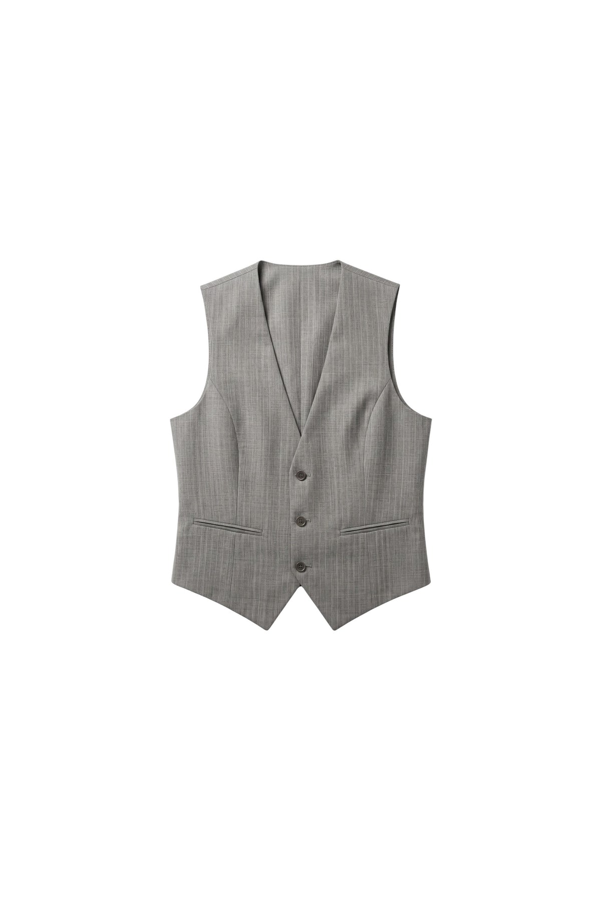 Slim- Fit Stretch wool blend Waistcoat