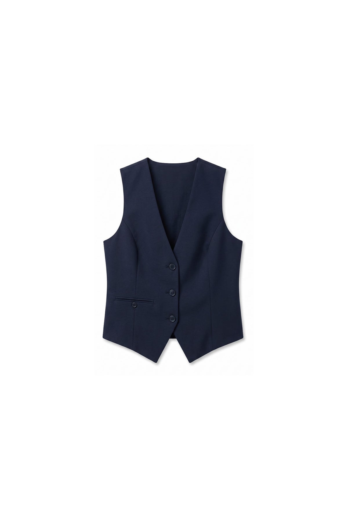 Slim-Fit Stretch wool blend Waistcoat