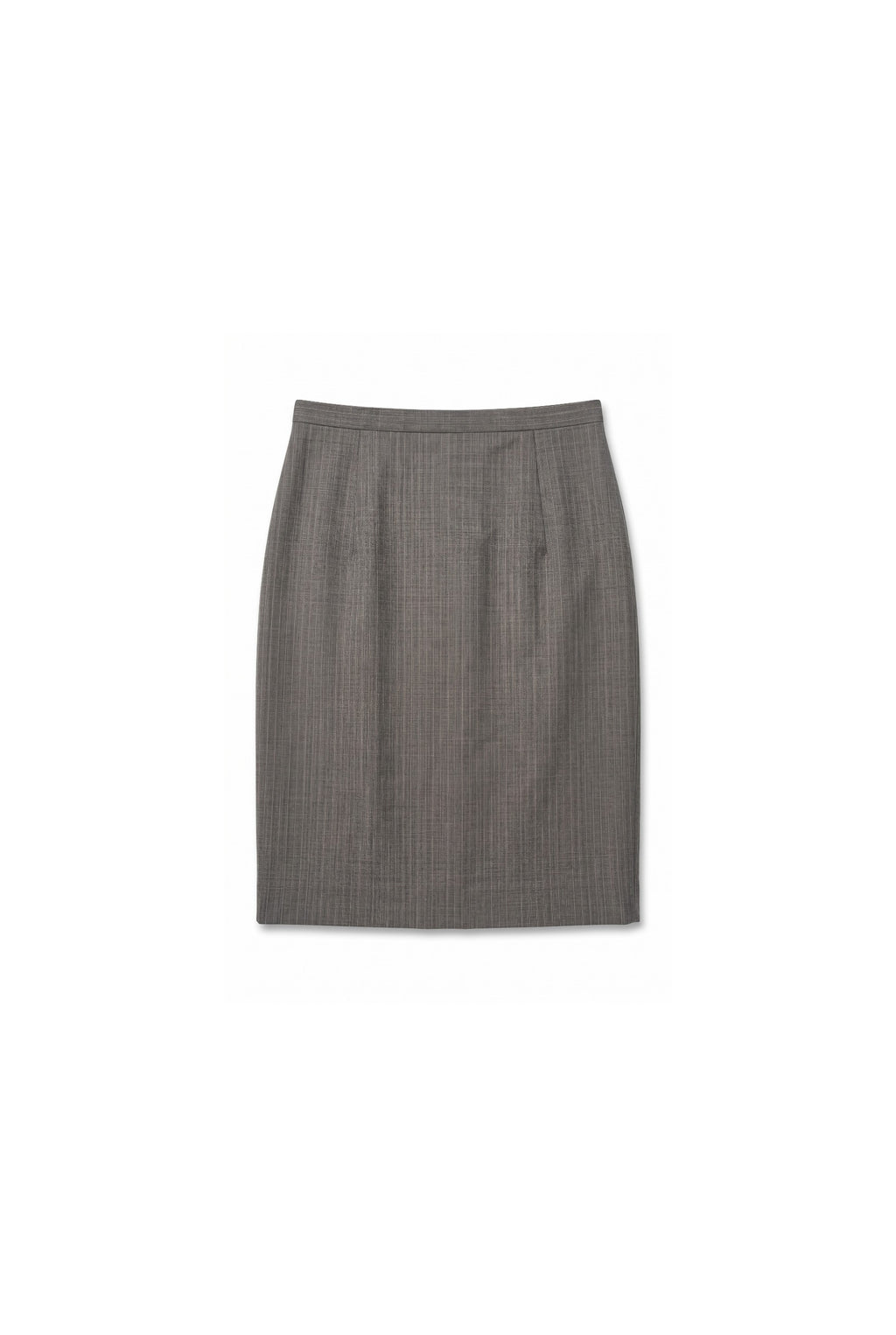 Slim-Fit Stretch Wool Blend Mini Pencil Skirt