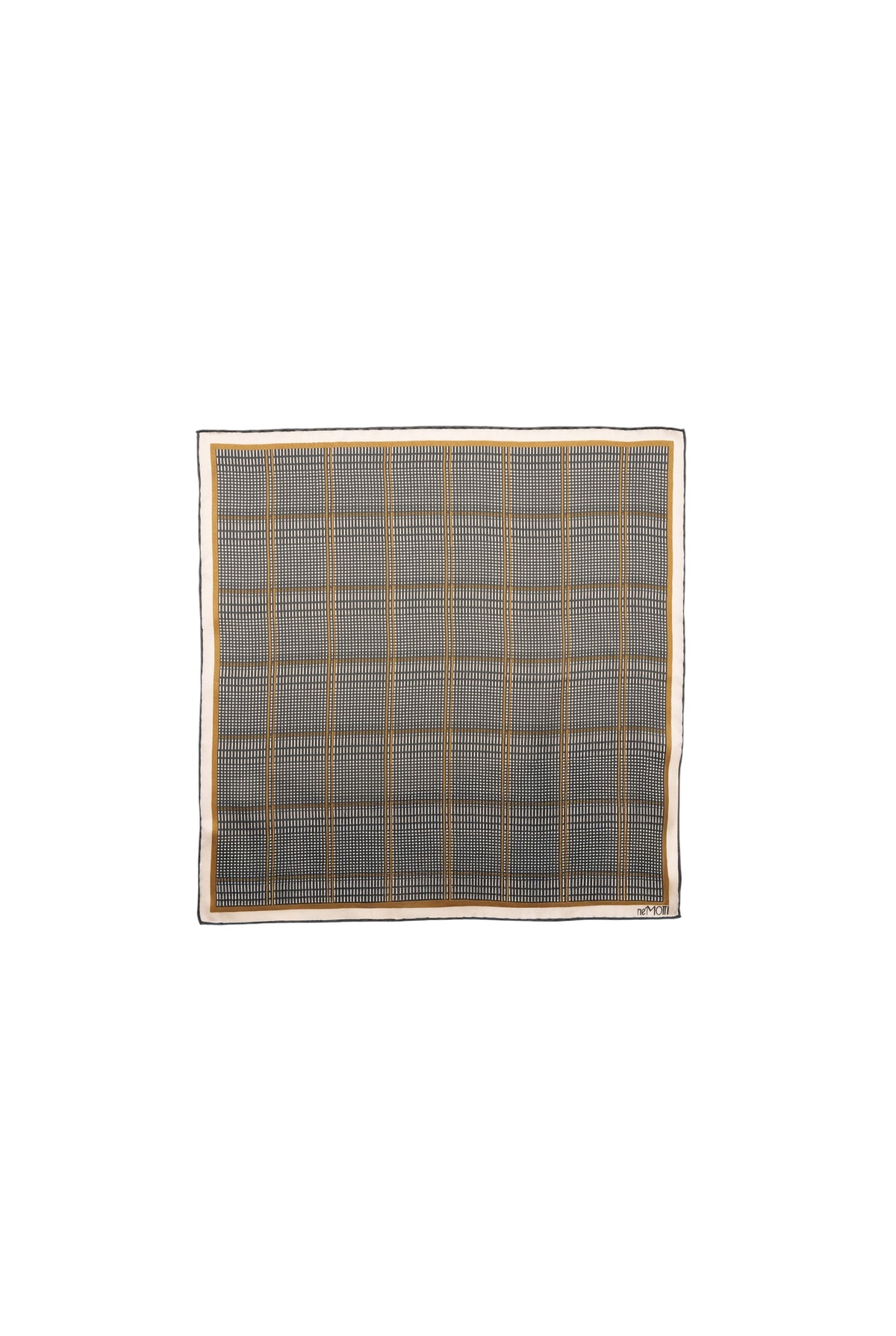 Silk scarf with Check print