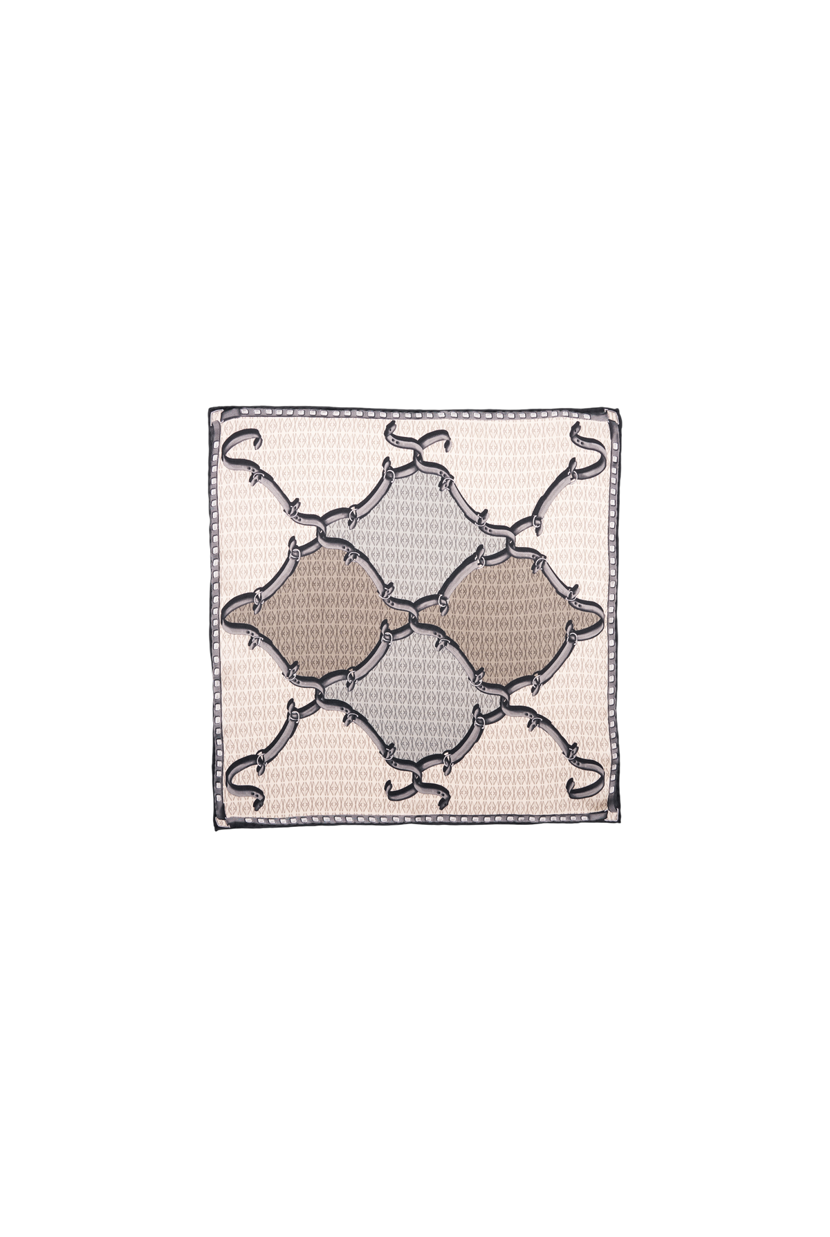 Mini Scarf with Interlocking Strap print