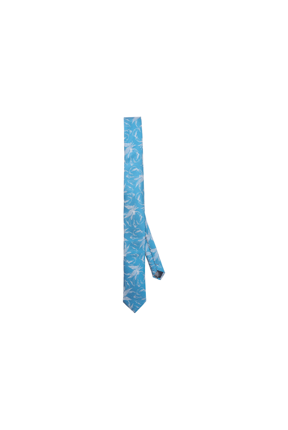 Slate Sketch Floral Tie