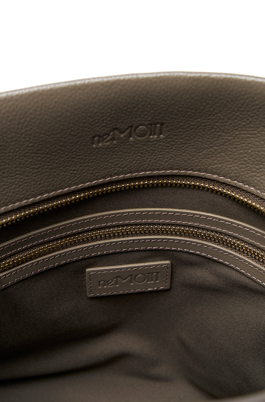 Tote bag in leather with Safty Pin/Belt detail