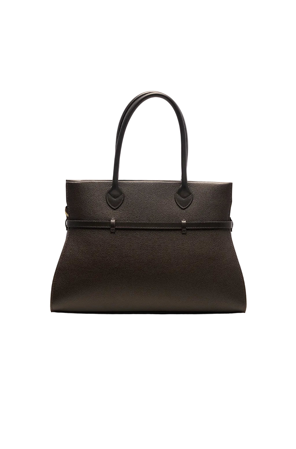 Tote bag in leather with Safty Pin/Belt detail