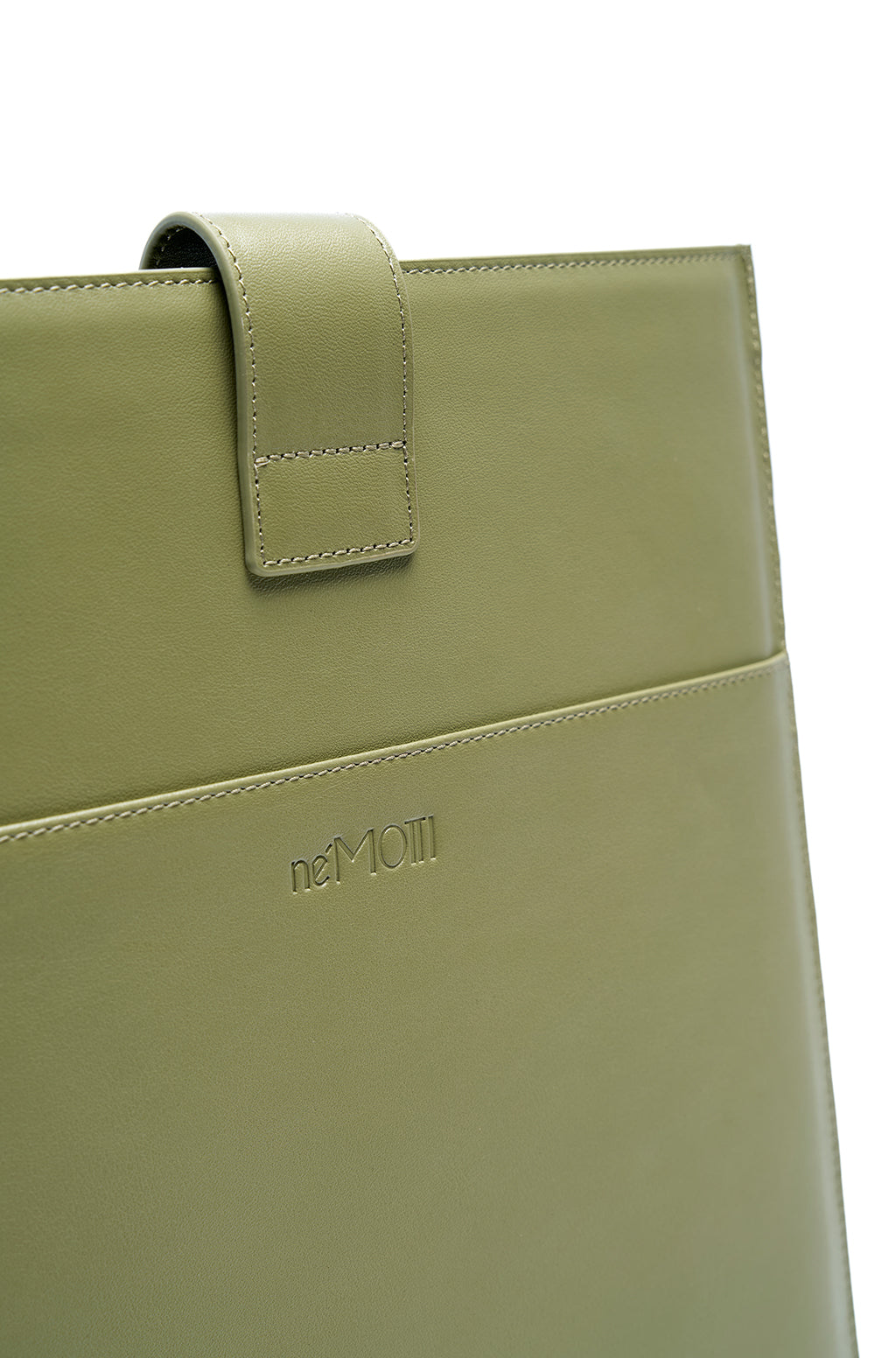 Leather Laptop Sleeve With Metallic Monogram