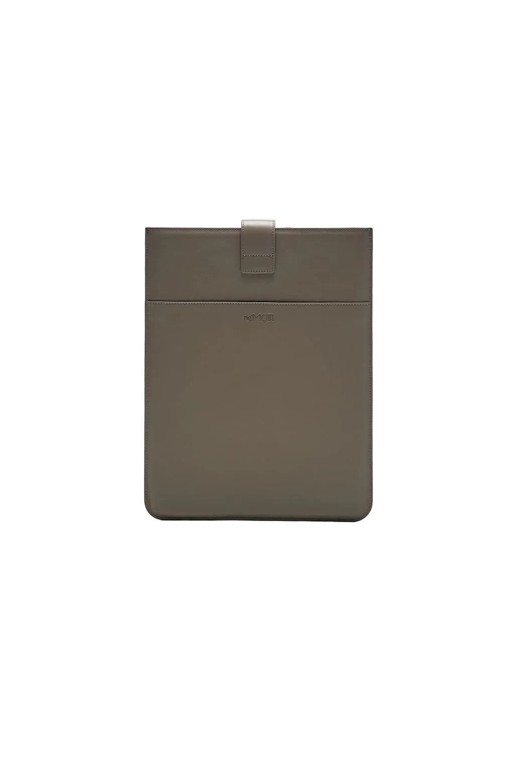 Leather Laptop Sleeve With Metallic Monogram