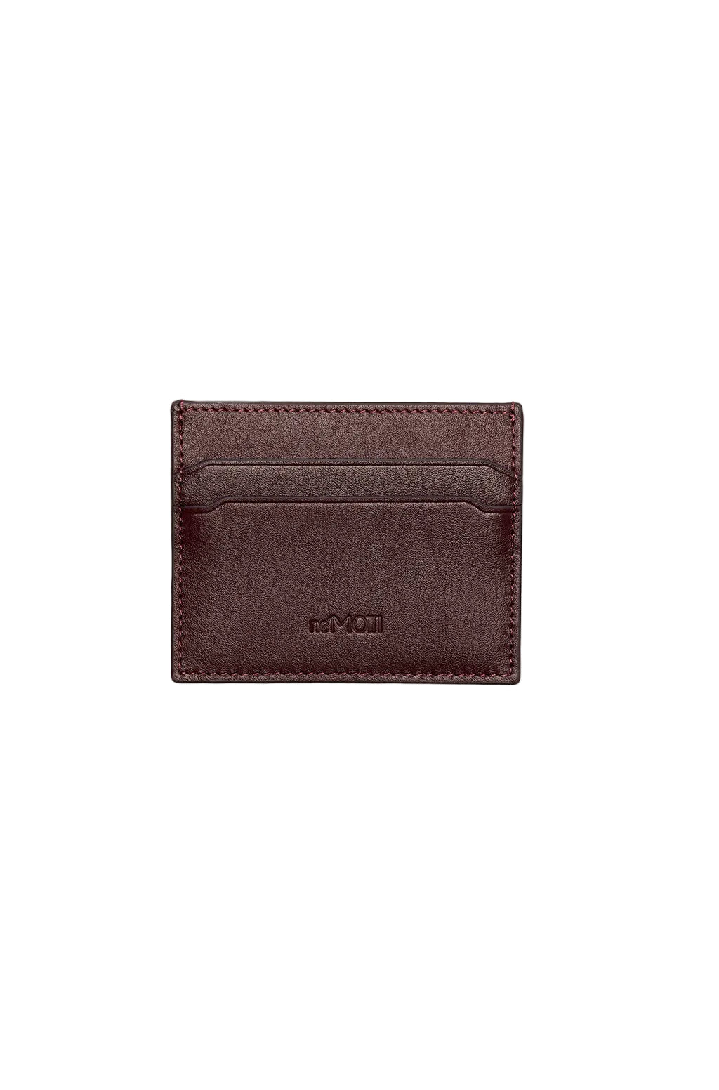Leather Card Holder With Debossed Logo