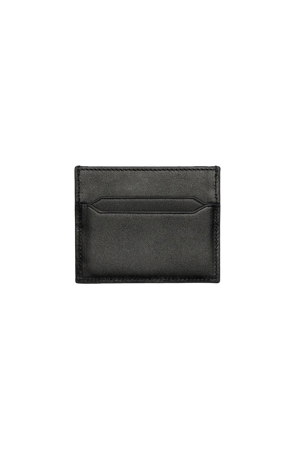 Leather Card Holder With Safty-Pin Detail