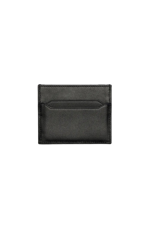 Leather Card Holder With Safty-Pin Detail