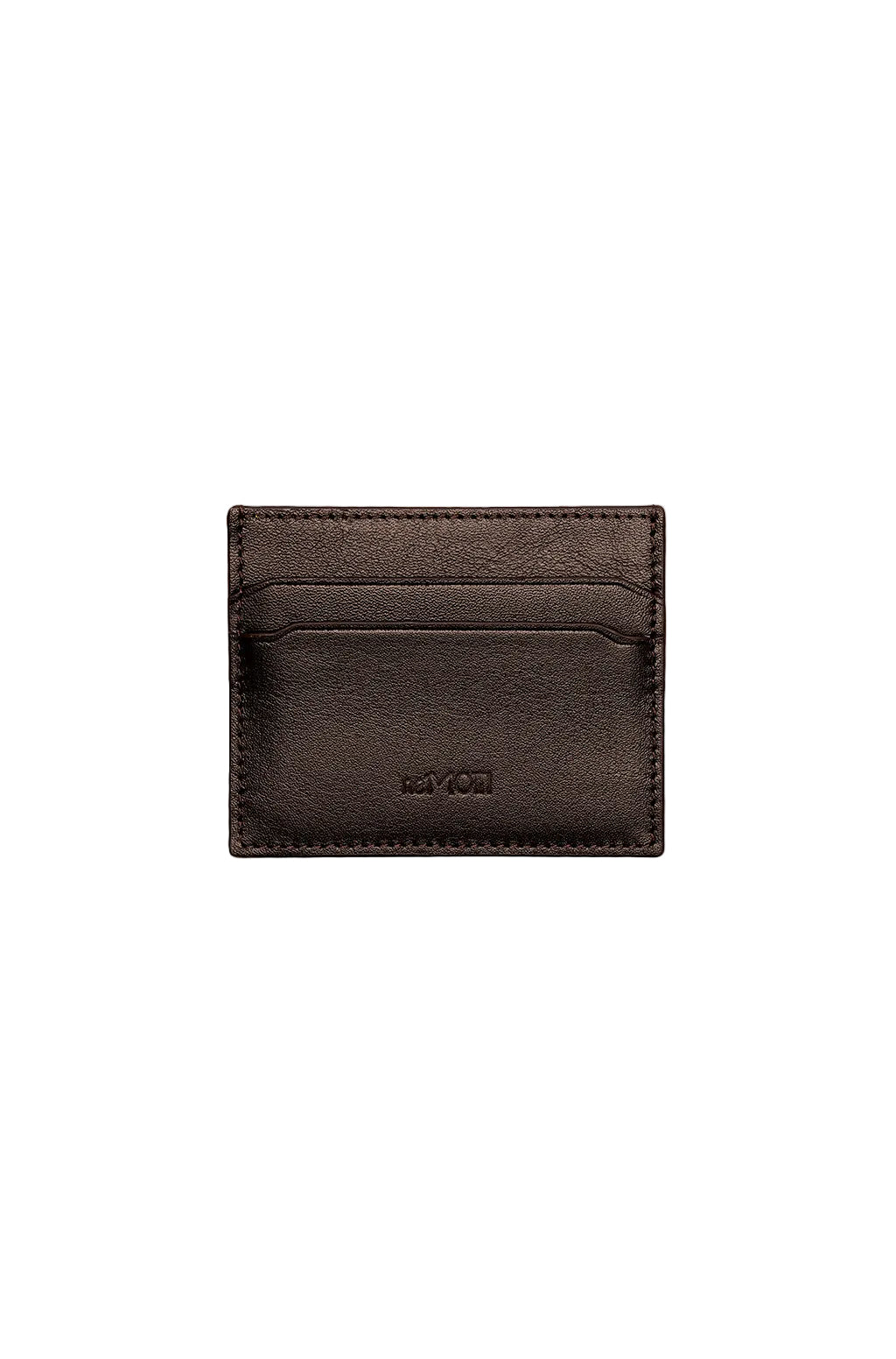 Leather Card Holder With Debossed Logo