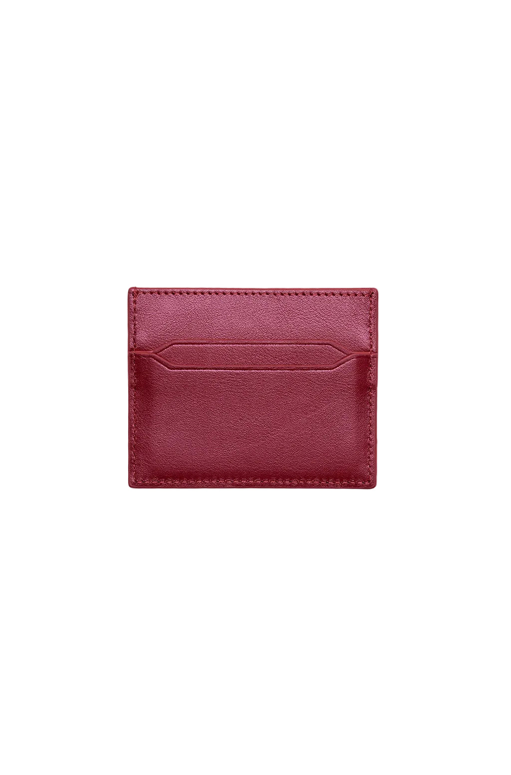 Leather Card Holder With Debossed Logo