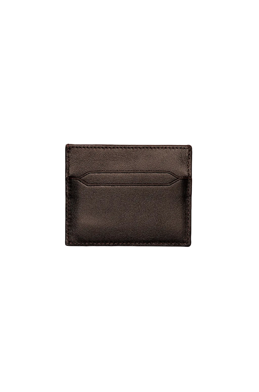 Leather Card Holder With Safty-Pin Detail