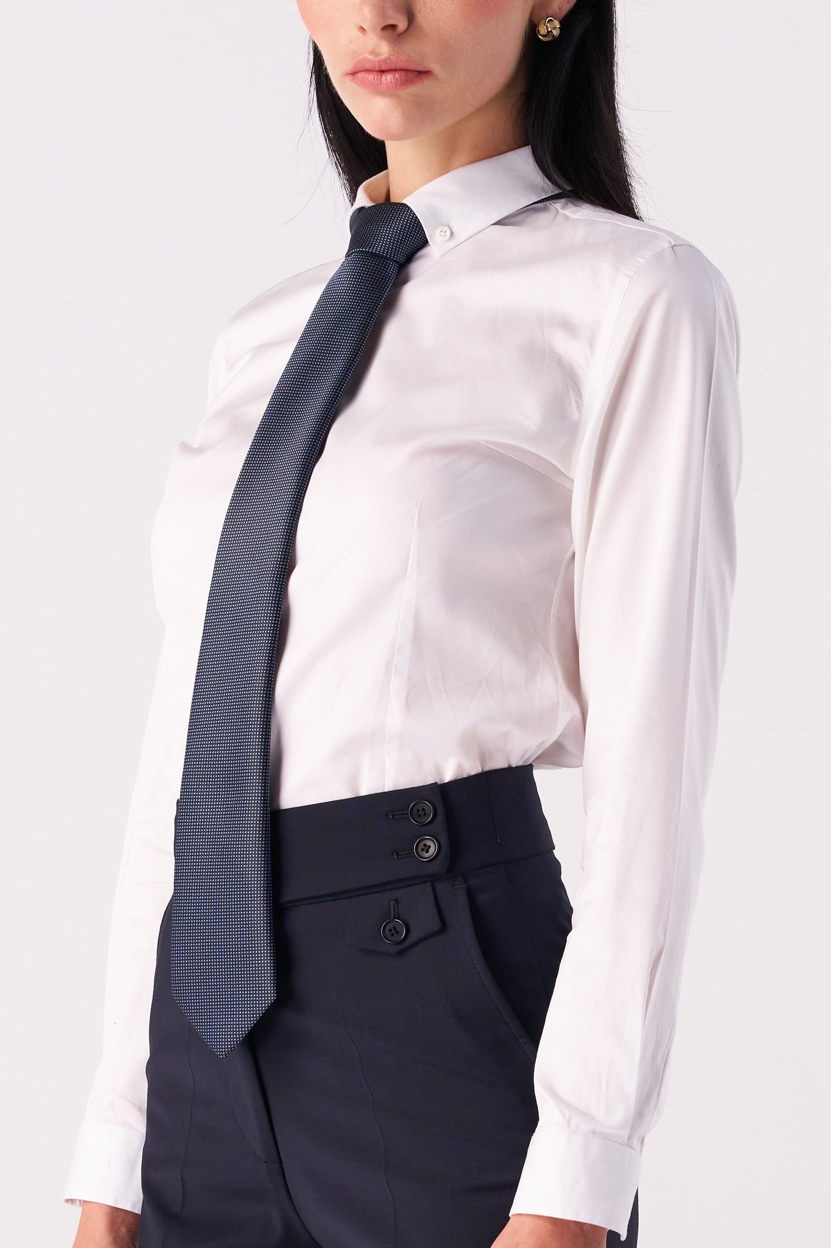 Midnight Pin-Dot Tie