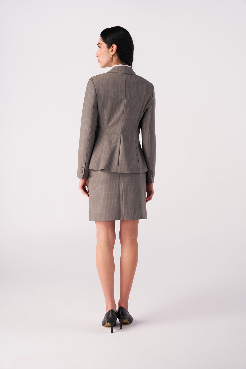 Slim-Fit Single-Breasted Stretch Wool Blend Blazer