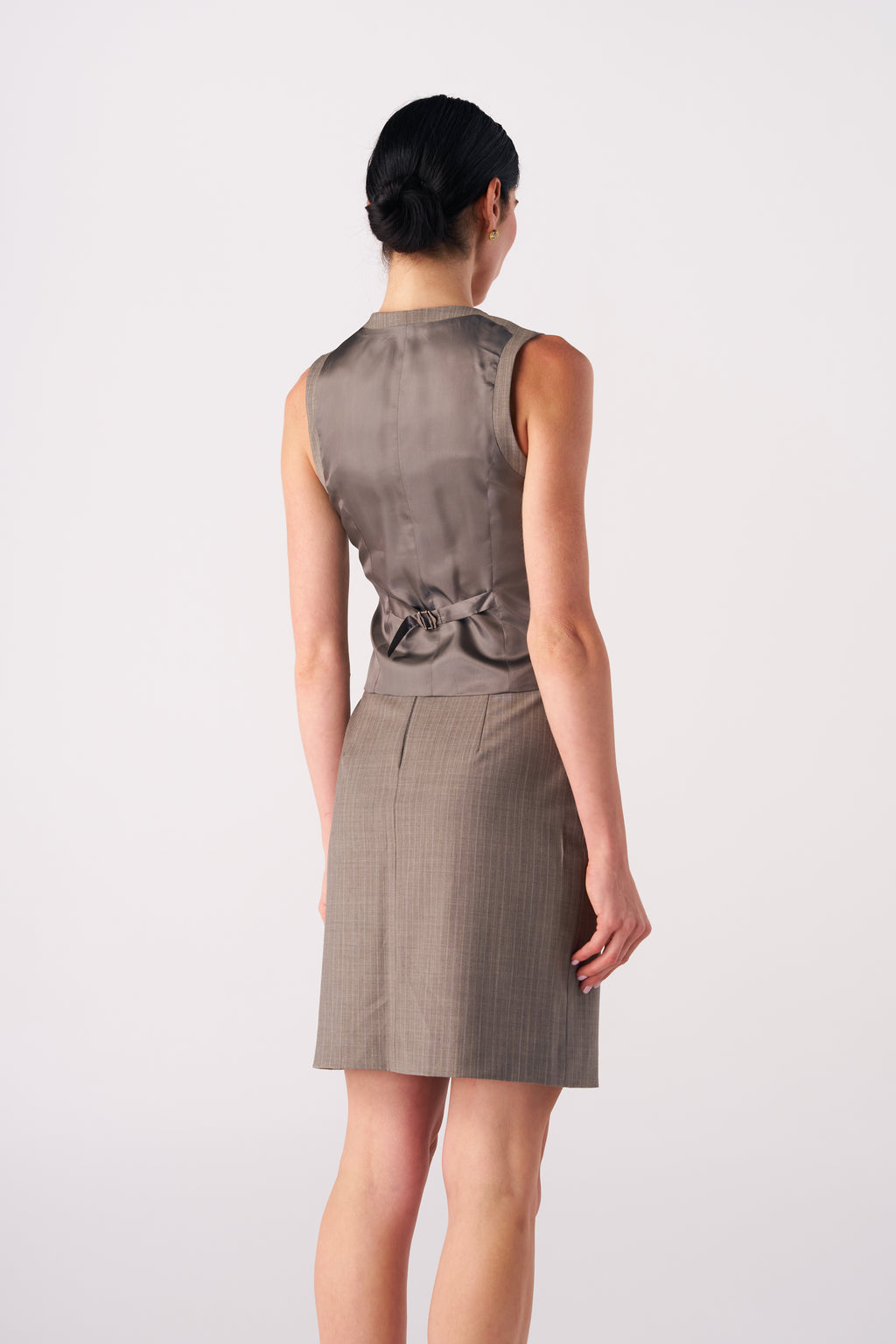 Slim- Fit Stretch wool blend Waistcoat