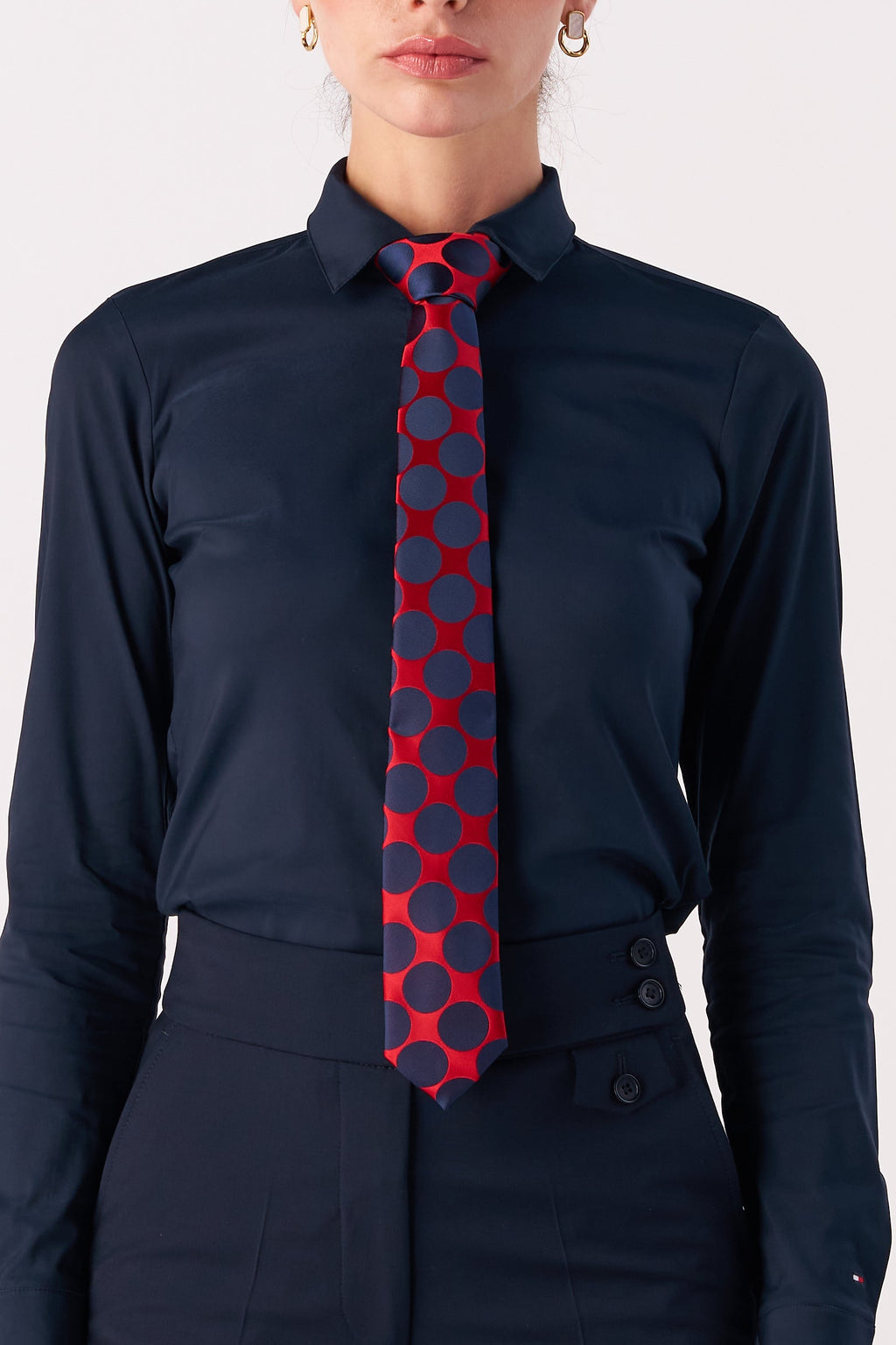 Rosso Dot Tie