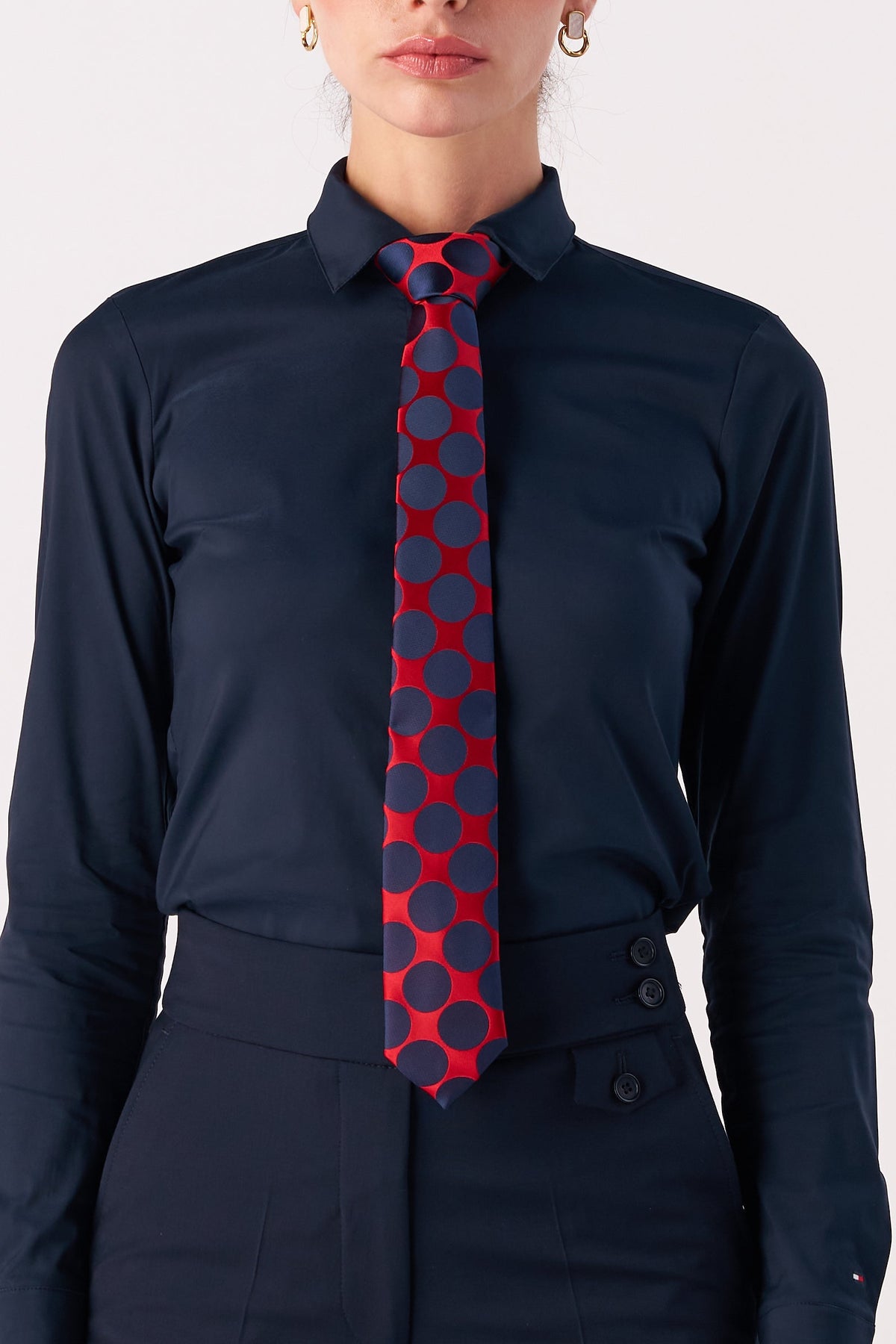Rosso Dot Tie