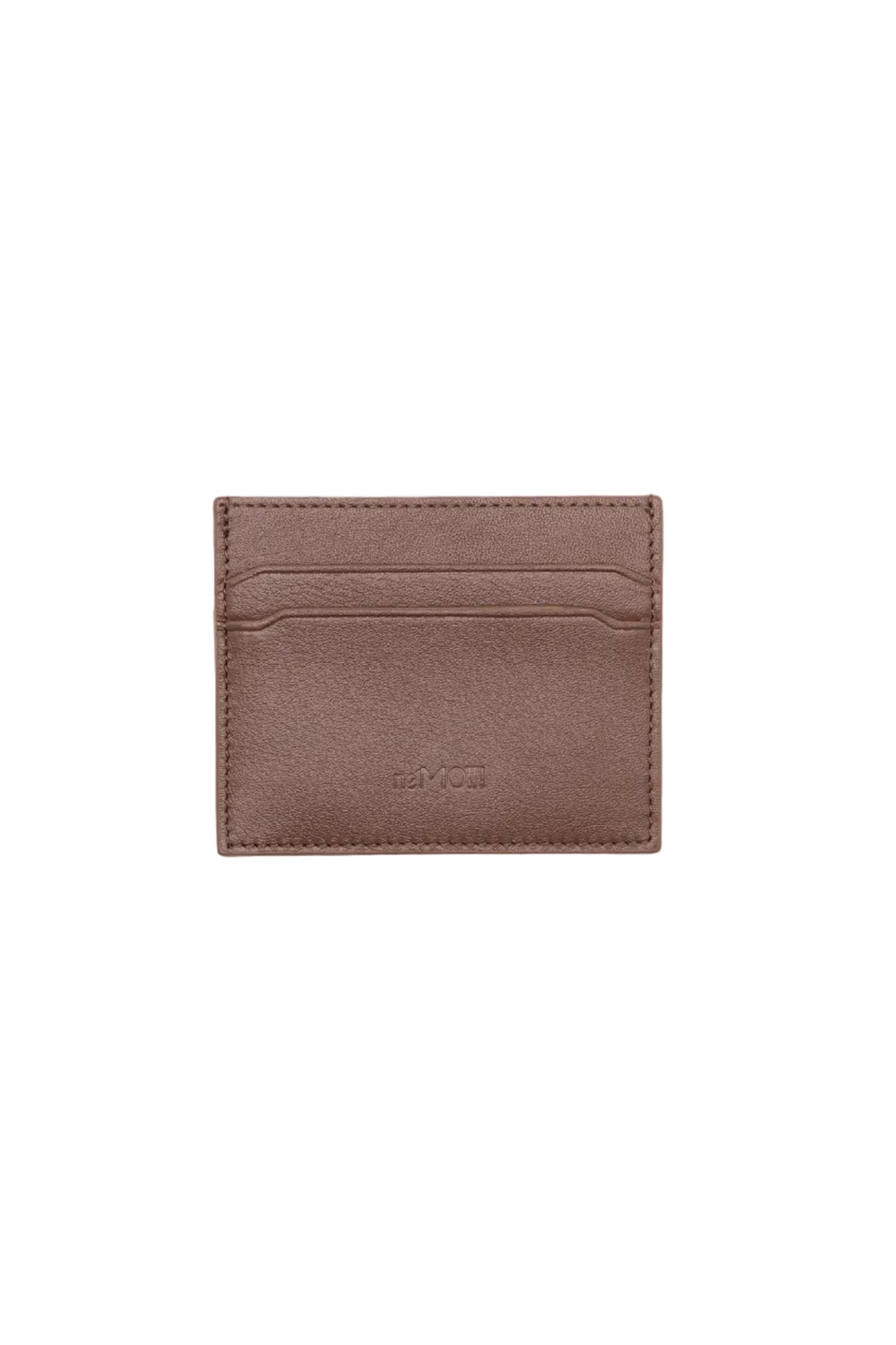 Leather Card Holder With Debossed Logo