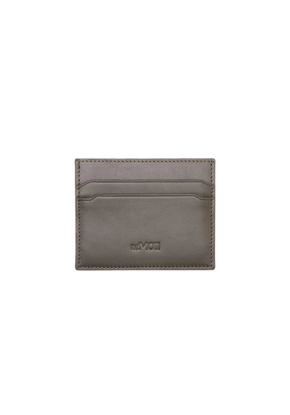 Leather Card Holder With Debossed Logo
