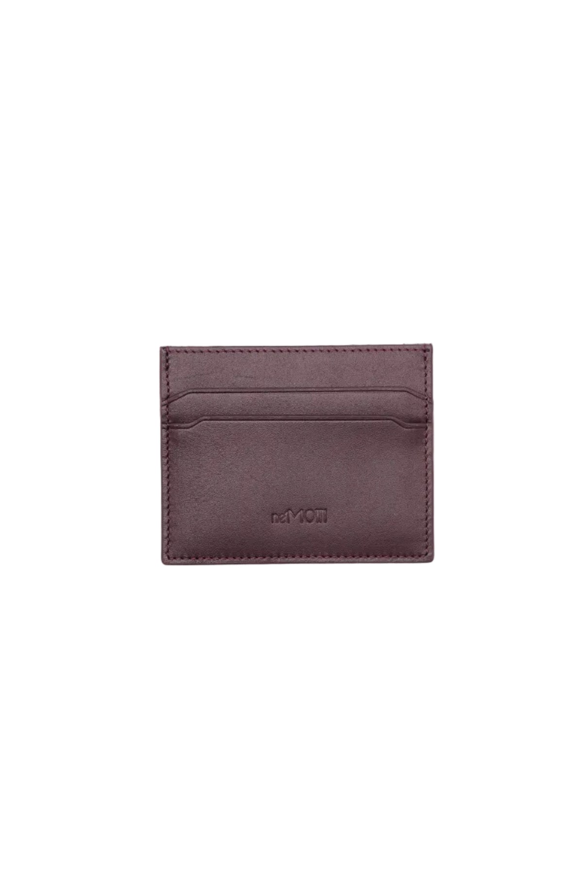Leather Card Holder With Debossed Logo